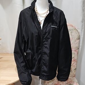 Armani Exchange Black Windbreaker Jacket